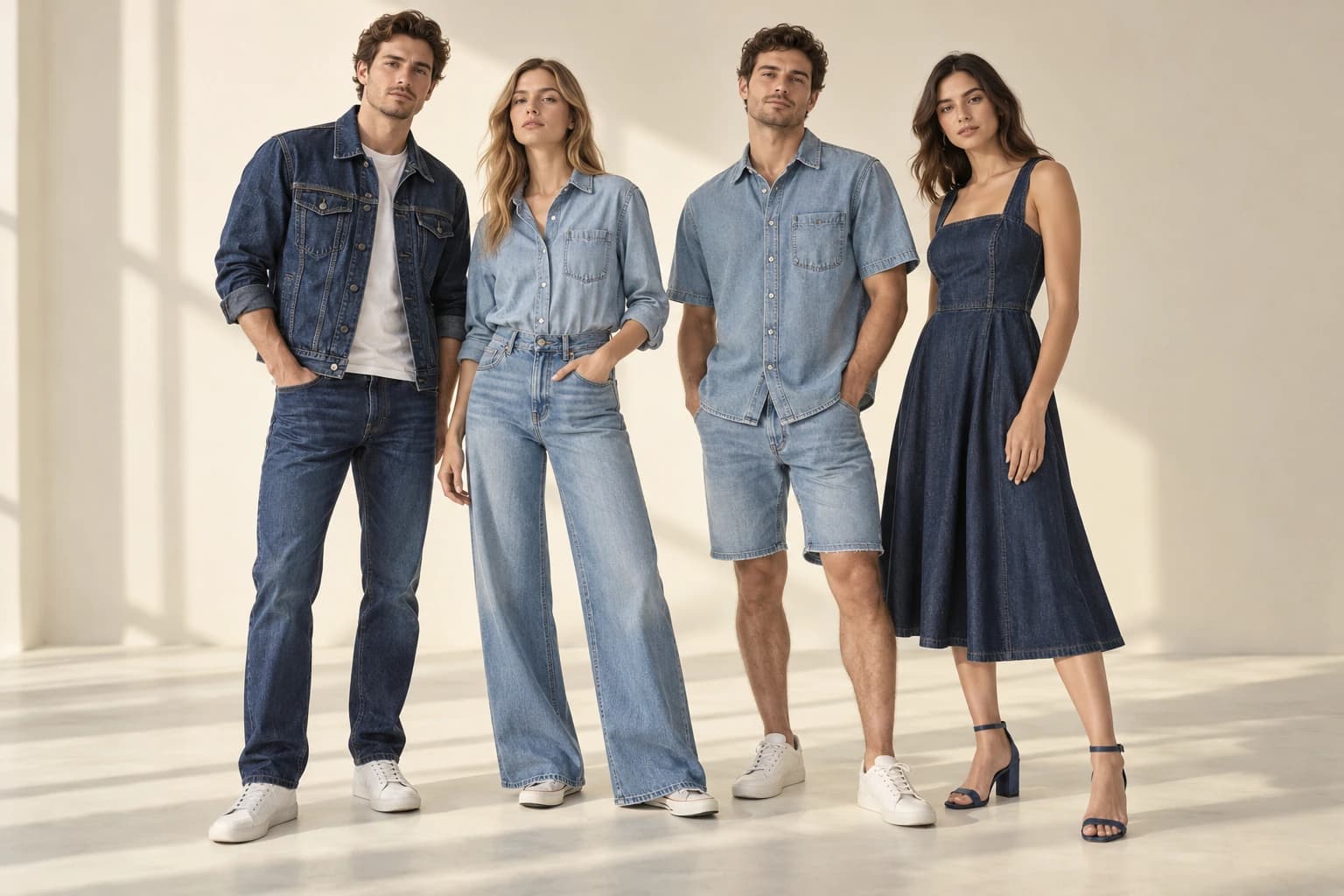 Illustrative denim collection development direction
