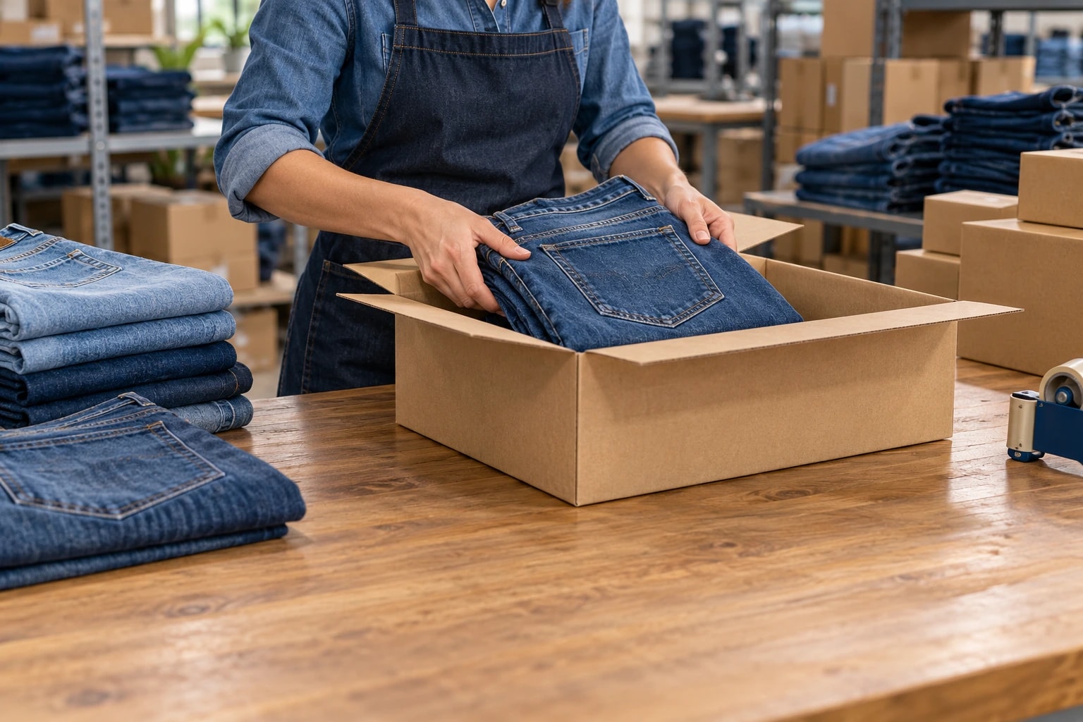Packing & order coordination — AI-created packing scene