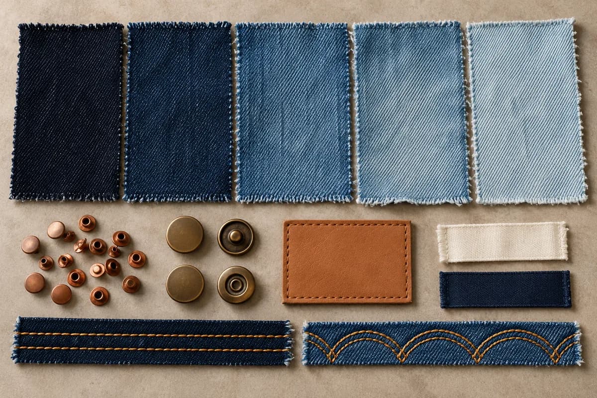 Denim kleding OEM/ODM-proces: kleurverschil bevestigen — welke afspraak eerst toevoegen aan de communicatielijst met leveranciers van buitenlandse merken
