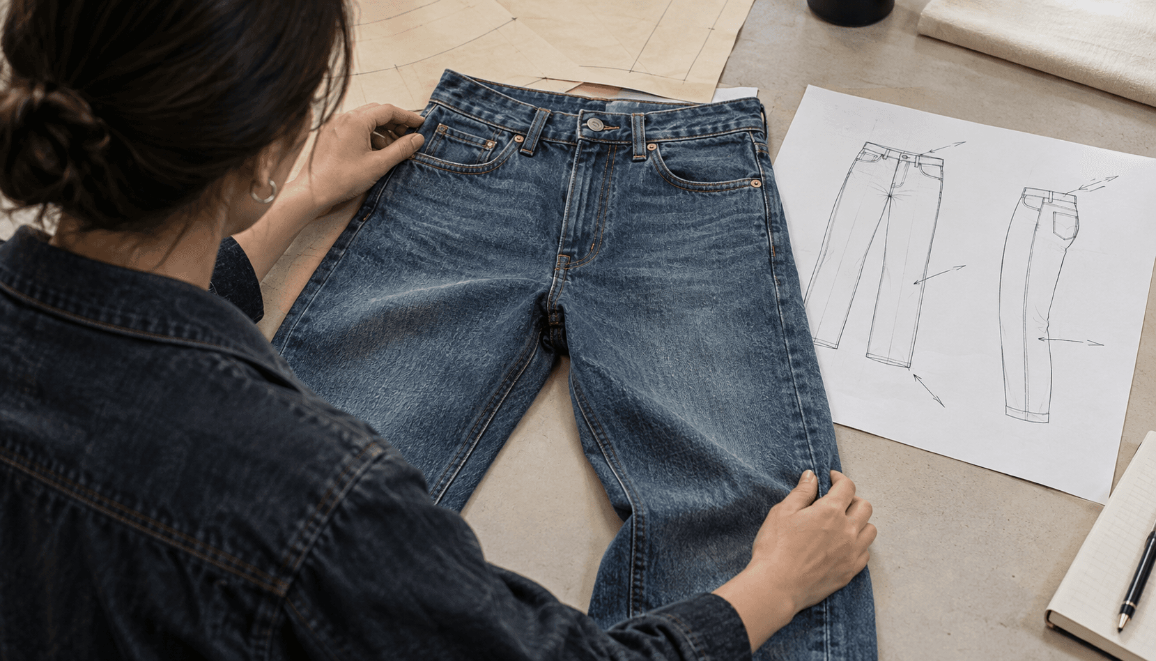 Hoe bevestig je wijzigingen aan denim samples? Kijk eerst of de opmerkingen terechtkomen op controleerbare onderdelen