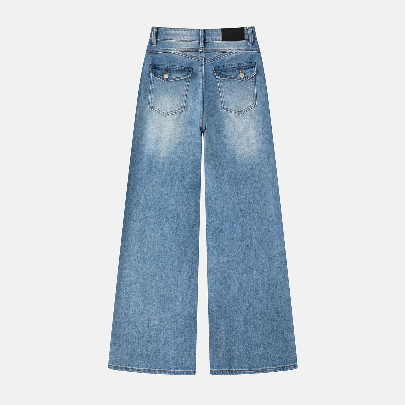 Women's Non-Stretch Wide Leg Jeans High Waist Vintage Denim Pants — product detail 3