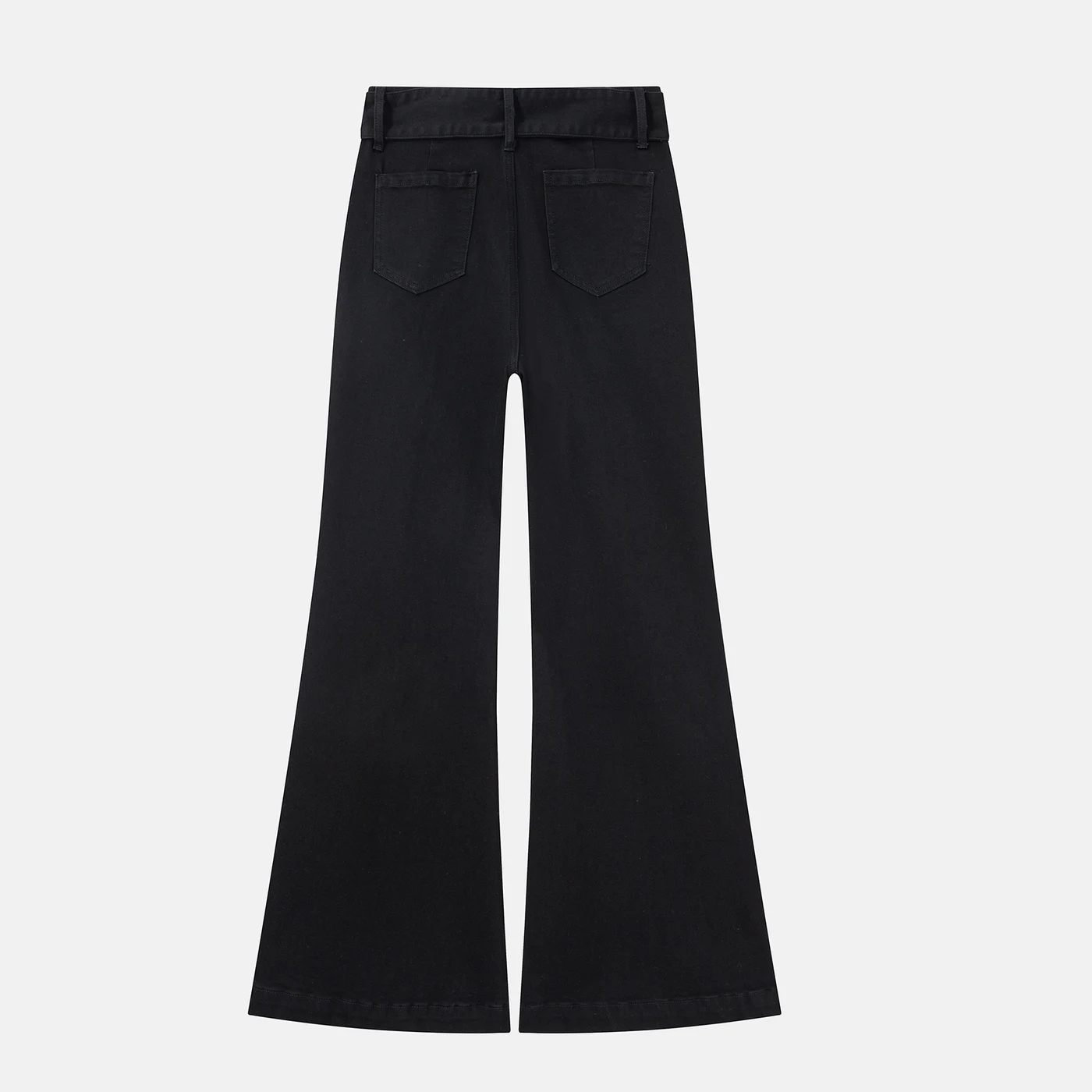 Stretch Flared Jeans High Waist Loose Denim Long Pants — product detail 3