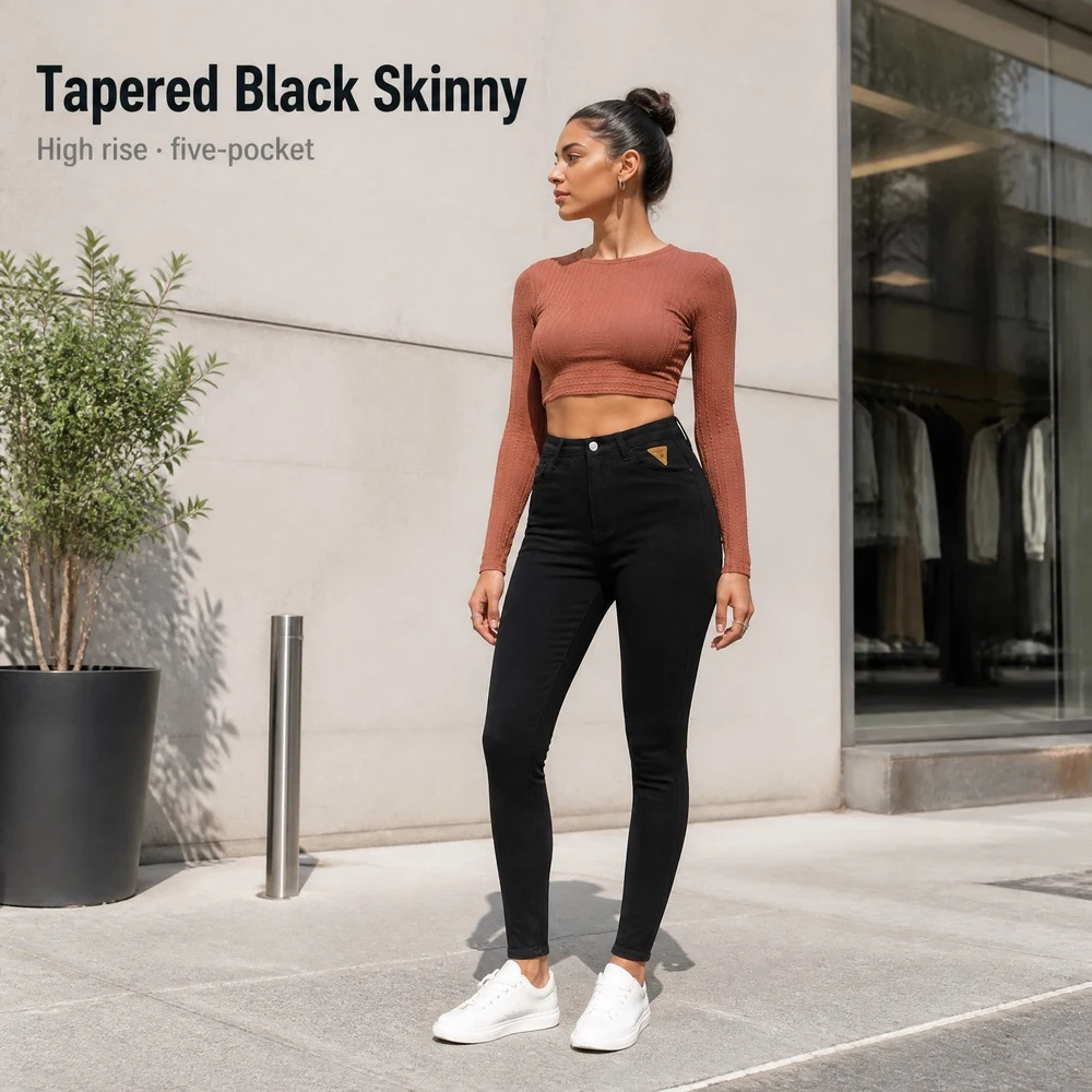 Women's Stretch Skinny Jeans — product detail 2