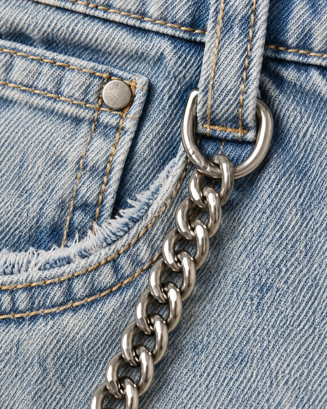 Light Blue Badge Patch Denim Shorts — AI design reference 5